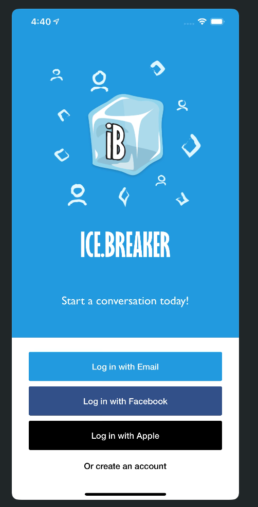 ICE.BREAKER — screen 1